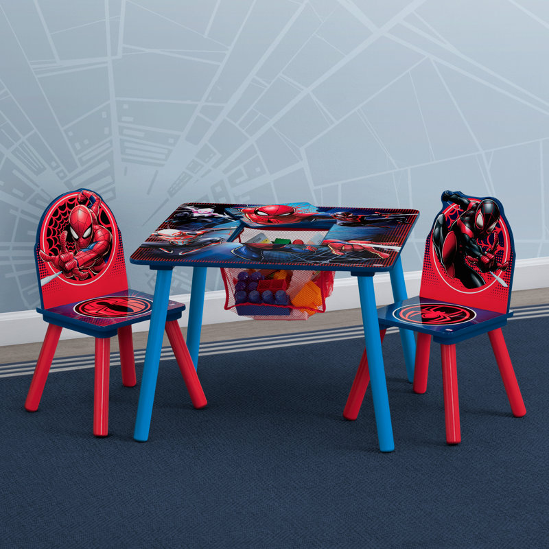 Delta Children Spider Man Kids Table And Chair Set With Storage 2 Chairs Included By Delta Children Greenguard Gold Certified Reviews Wayfair